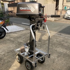 トーハツ5馬力船外機トランサムs