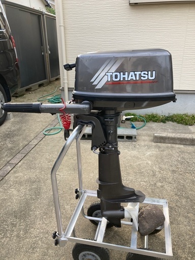 トーハツ5馬力船外機トランサムs