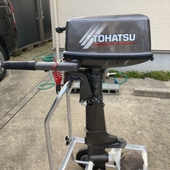 トーハツ5馬力船外機トランサムs