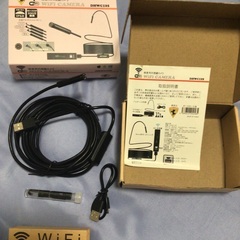 Wi-Fi対応検査用内視鏡カメラの画像