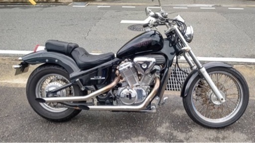 スティード　400 車検は来月6/14 実働　黒色　アメリカン　福岡市南区