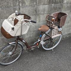 前後子乗せ付き自転車