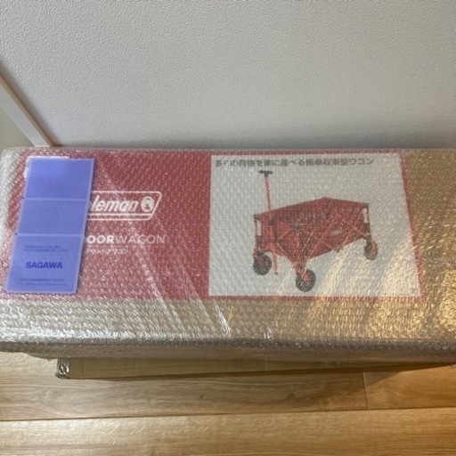 新品●コールマン アウトドアワゴン●レッド アウトドアキャリー カート