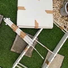 山善　電子レンジ台　ゴミ箱棚の画像