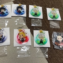 鬼滅の刃 アクリルキーチェーン ラバーストラップ