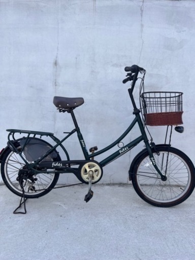 【美品】自転車 フィデース fides 20インチ シマノ6段変速おしゃれ かわいい RBC-015DX 近隣配達無料