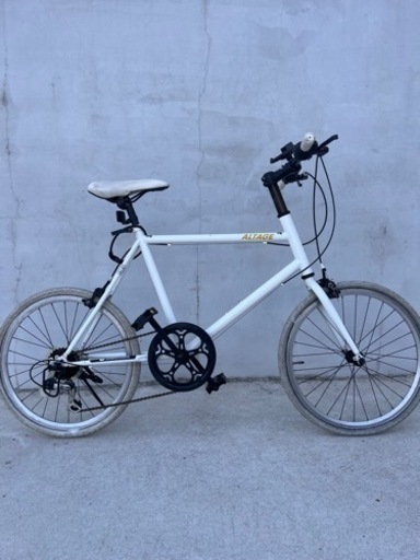 【程度良好】ALTEGE クロスバイク ミニベロ 20インチ AMV-001 シマノ製 7段変速 ミニ 近隣配達無料