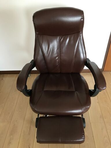 オフィスチェア ワークチェア 社長椅子 デスクチェア 事務椅子 本革チェア 無段階リクライニング