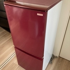 シャープ SHARP 137L 2ドア冷蔵庫 SJ-C14W-Rの画像