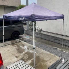 簡単タープ★テント★2.4m×2.4m★ボロいです