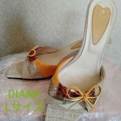【使用1-2度のみ】【ほぼ未使用】DIANA サンダル Lサイズ...