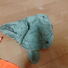 【最終処分価格に値下げしました】レインウェア(2WAY)マントタイプ（3枚セット）　未使用品の画像