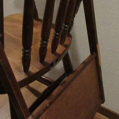 テーブル付き幼児用いす　かしわ製の画像