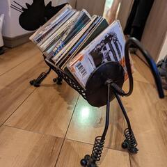 CD DVD ラック　アンティークの画像