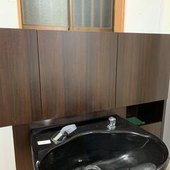 タオルキャビネット　吊り戸棚　シャンプーユニット上棚 
