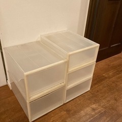 無印良品　ポリプロピレン収納ケース5個セット（バラも可）の画像