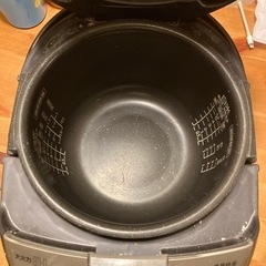 HITACHI 大火力IH 黒厚鉄釜　RZ-NS10jの画像