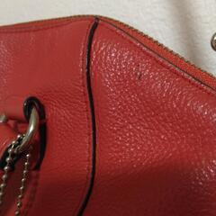 COACH　ショルダーバッグ　赤の画像