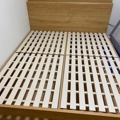 ニトリ　クイーンベッド(すのこなしフレームのみ) 取りに来てくださる方限定の画像
