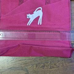 【未使用品】トートバッグ　ピンク　猫柄の画像