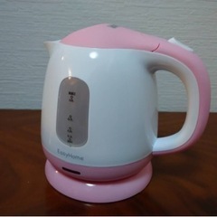 【新品・未使用】コードレス電気ケトル 1.0L コンパクト ピン...