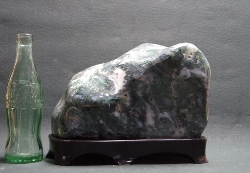 鑑賞石 7.3㎏　ジャスパー　原石磨き　水石 自然石 置物　盆石　飾り石