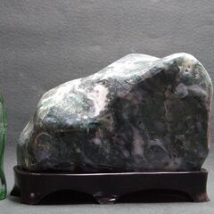 鑑賞石 7.3㎏　ジャスパー　原石磨き　水石 自然石 置物　盆石　飾り石