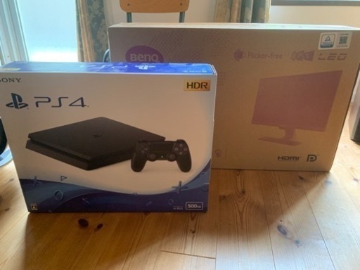 取引中　PS4 & モニター
