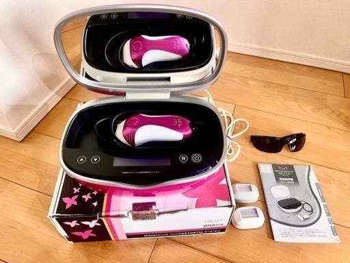 美品フルセット　ke-non(ケノン)フラッシュ式脱毛器　消毒済み