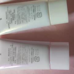 サナ素肌記念日　フェイクヌードクリーム・（美容液・化粧下地）2種類セット　使用品の画像