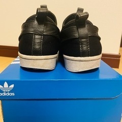 決まりました★adidas スーパースター　スリッポン　黒の画像