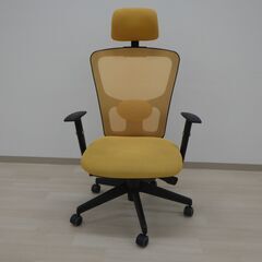 デスクチェア（橙）（小金井市再生家具）品番：05-05-27 ※...