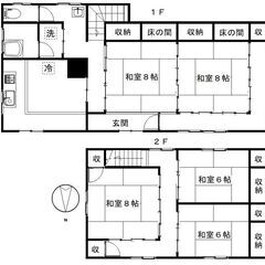 ★沼田市秋塚★　５ＤＫ＋離れ　土地１８０坪以上！ - 沼田市