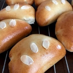 6月22日木曜日　初心者向き1dayパンレッスン　クリームパン　...
