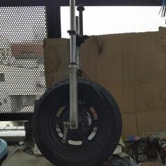 只今お話し中です。エイプ50キャブ車フロントホークホイールジャンク