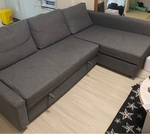 FRIHETEN IKEA ソファ　フリーヘーテン コーナーソファベッド 収納付き，スキフテボーダー 