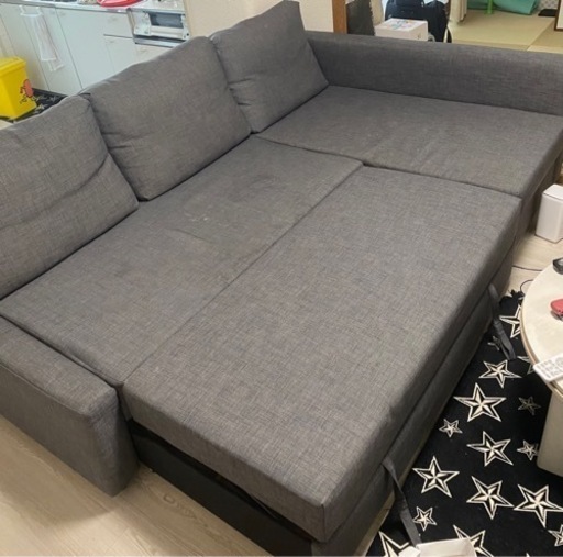 FRIHETEN IKEA ソファ　フリーヘーテン コーナーソファベッド 収納付き，スキフテボーダー 