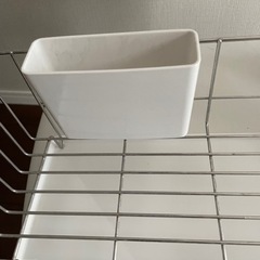 水切りかご (スリム)  コップ・まな板スタンド付きの画像