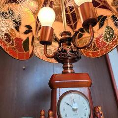 レトロランプ　照明&電話&時計の画像