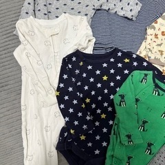【無料で差し上げます！】ベビー服　ロンパース　8点セットの画像