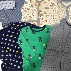【無料で差し上げます！】ベビー服　ロンパース　8点セットの画像