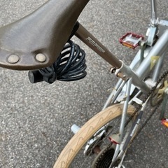 折りたたみ自転車　キックボード　2点セット　ジャンク品の画像