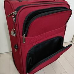 《美品》ソフトキャリーケース（赤）の画像