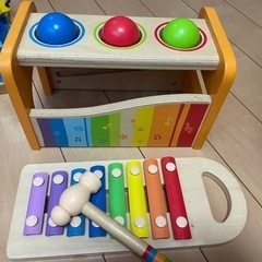 6点セット　ドキンちゃん　バイキンマン　タッチパネルレジスター　Hape(ハペ) パウンド アンド タップベンチの画像