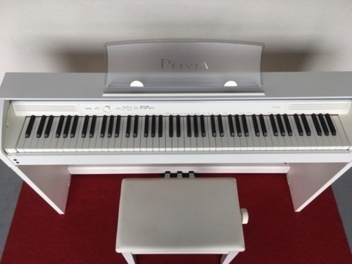 e100 CASIO PX-750WE 2013年製 Privia 電子ピアノ　CASIO
