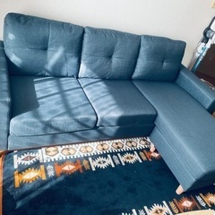 受け渡し予定者決定３人がけソファーオットマン付