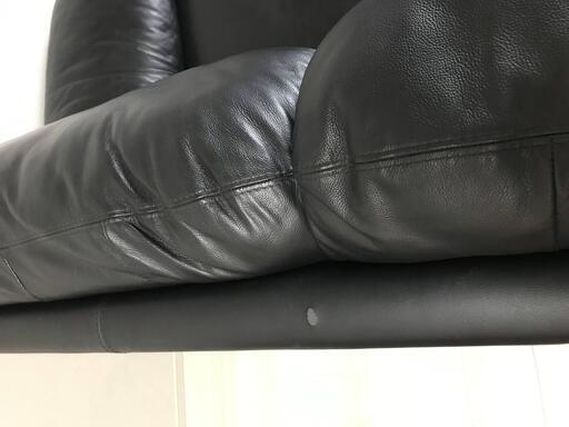 【大塚家具購入】本革ソファー　2～3人掛け　※掲載：6月2日まで　※取りに来ていただける方限定／掲載：6月2日まで