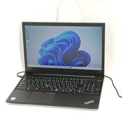 送料無料 高速SSD 15.6型 ノートパソコン Lenovo E580 中古美品 第7世代Core i3 8GB 無線 Wi-Fi Bluetooth Webカメラ Windows11 Office