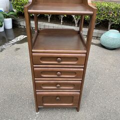 カリモク木製電話台