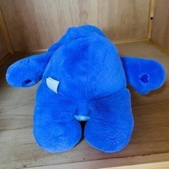 ケアベアぬいぐるみ（ほぼ新品・濃いむらさき・大きめ）の画像
